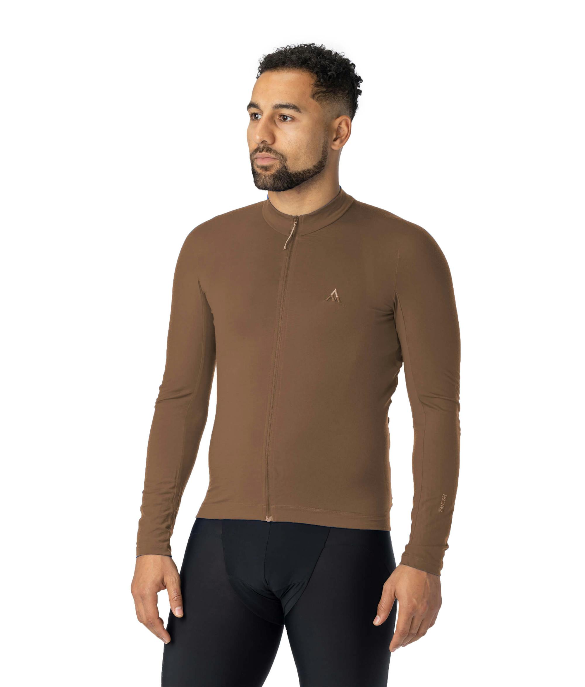 7mesh – Ashlu Merino Jersey LS – Cinnamon – herrtröja