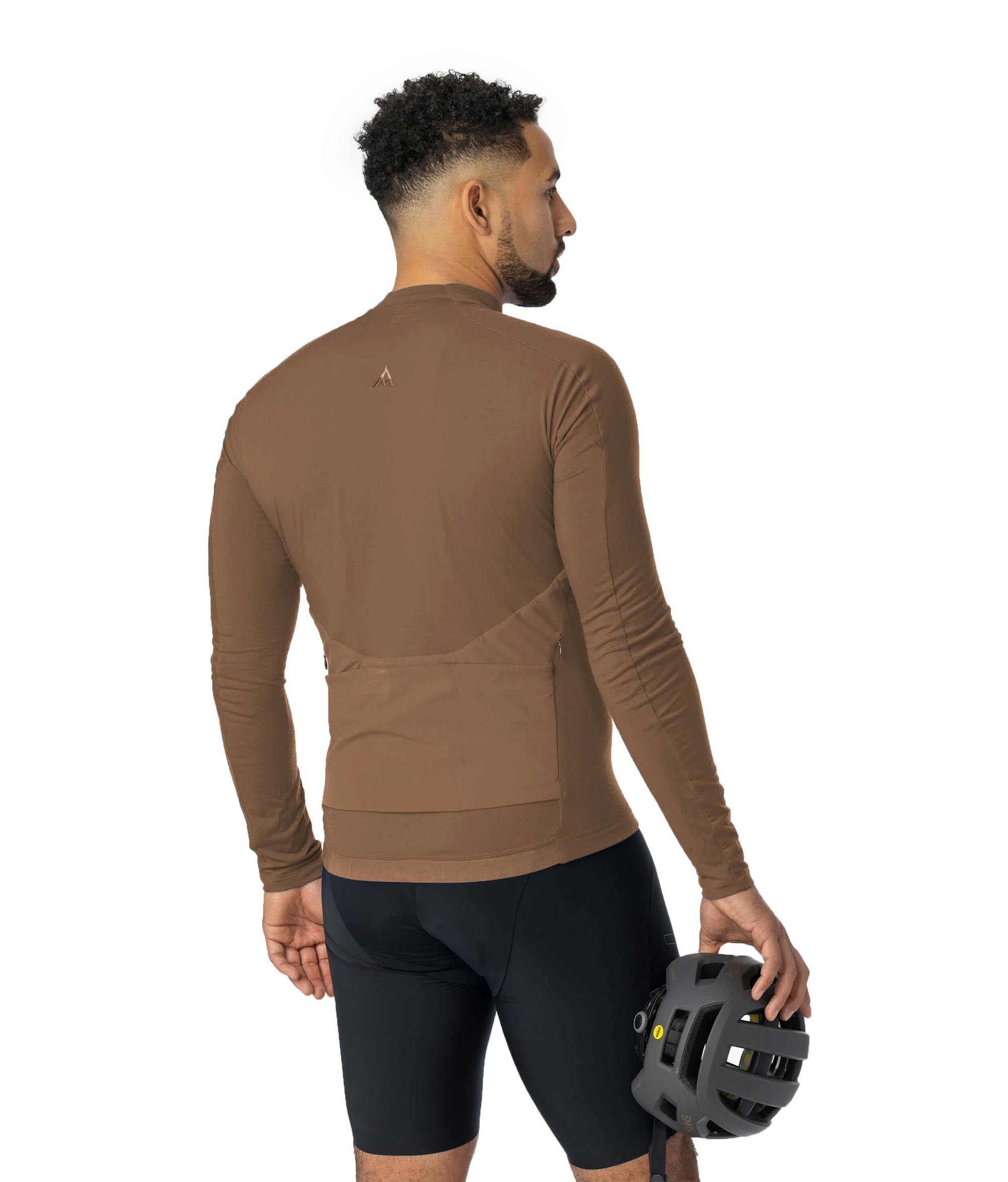 7mesh – Ashlu Merino Jersey LS – Cinnamon – herrtröja